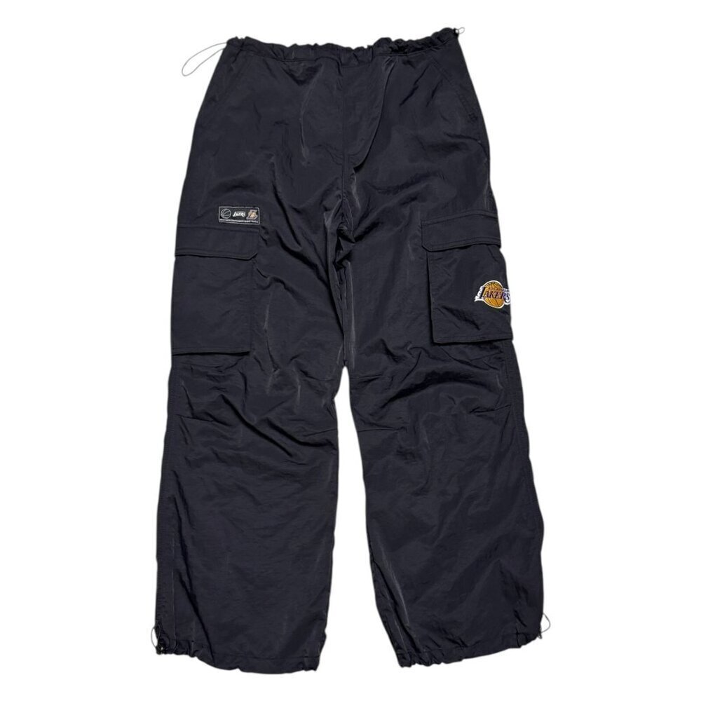 LOS ANGELES LAKERS NBA Activewear Cargo Track Ankle Workout Pants Womens Small